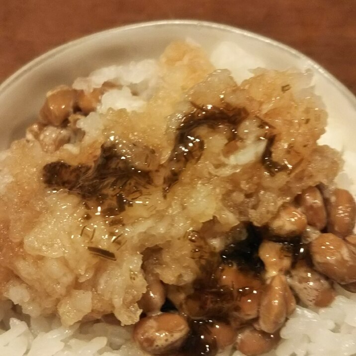 おろし納豆かけご飯